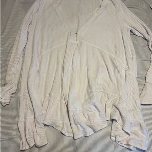 Free people Elegant Cream Women's Top